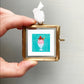 ORIGINAL Mini 1" Ice Cream Sundae Gouache Original Painting
