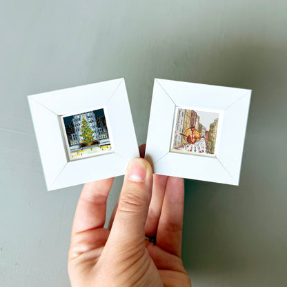FULL SET 10 NYC Miniature Art PRINTS