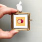 ORIGINAL Mini 1" Onion Gouache Original Painting
