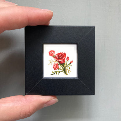 Mini 1" Wild Rose Watercolor Print