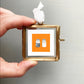 Mini 1" Salt and Pepper Gouache Art Print