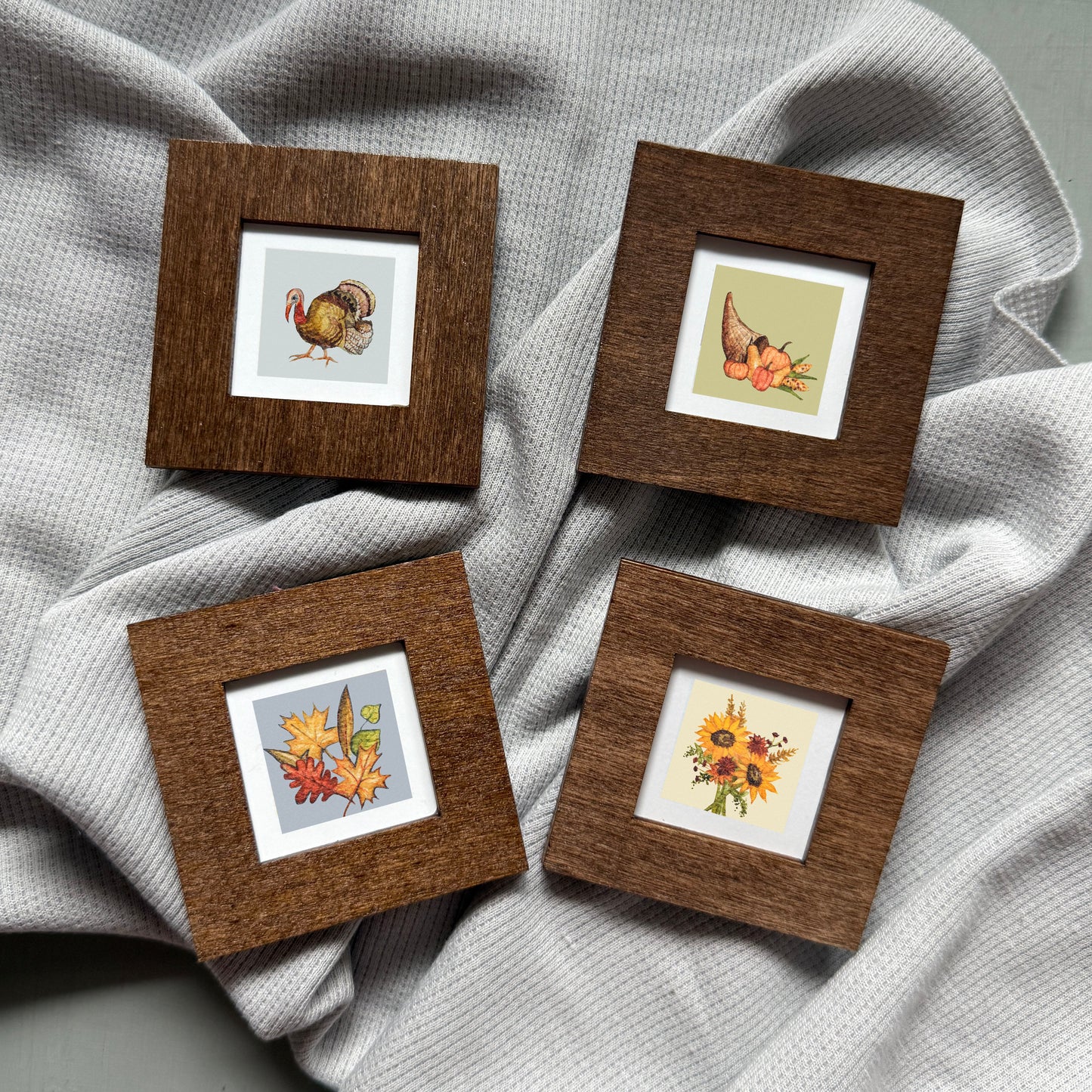 Set of 4 Tiny Thanksgiving Prints