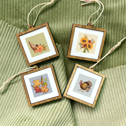 Set of 4 Tiny Thanksgiving Prints