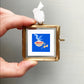Mini 1" Tomato Basil Soup Gouache Art Print