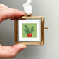 ORIGINAL Mini 1" ZeeZee Plant Watercolor Painting