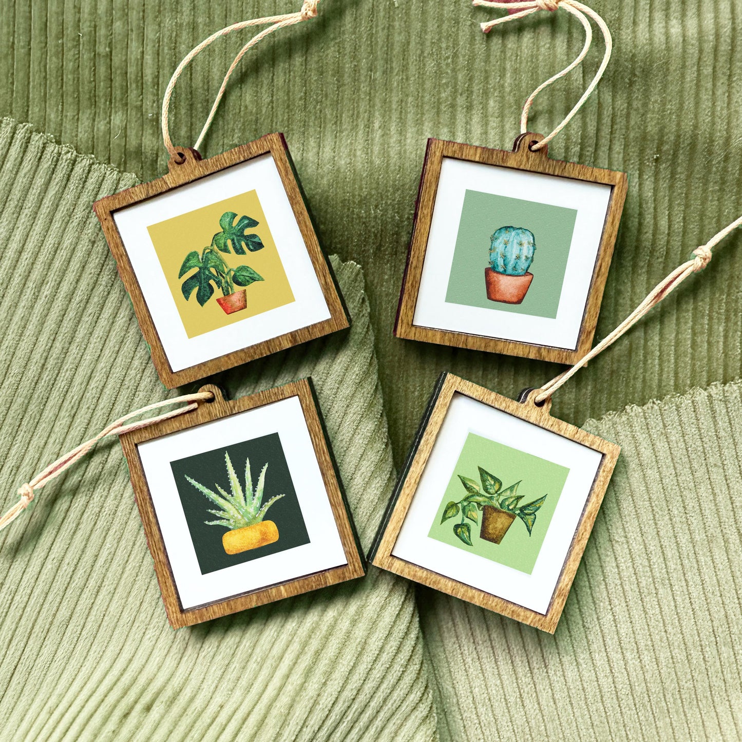 Set of 4 Tiny Houseplant Prints