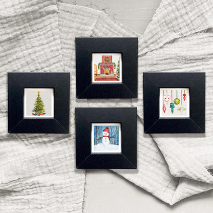 Set of 4 Tiny Christmas Prints