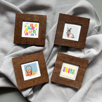 Set of 4 Tiny Easter Spring Prints
