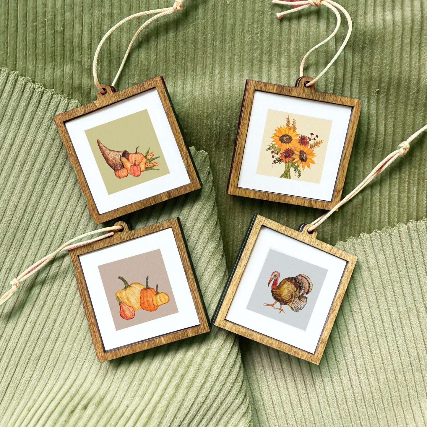 Set of 4 Tiny Thanksgiving Prints