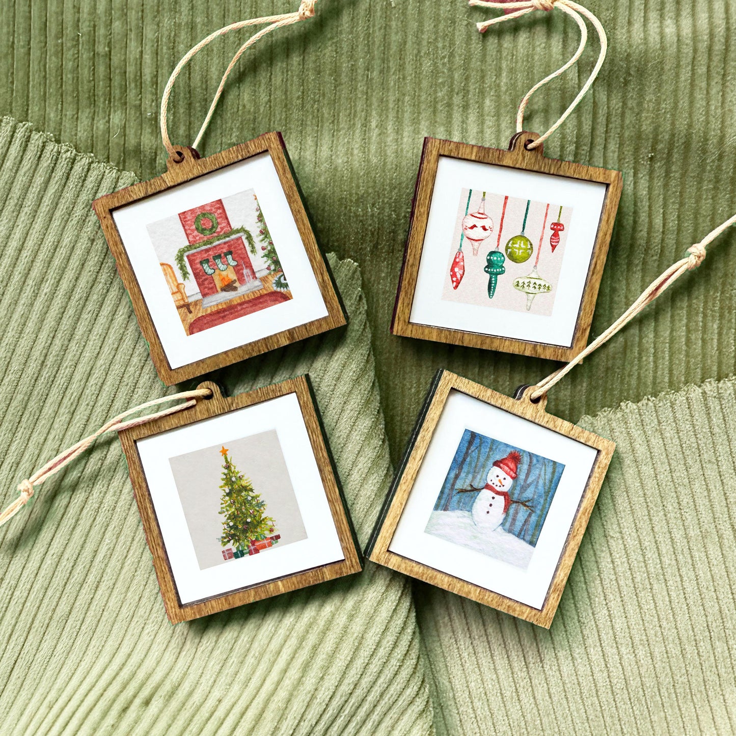 Set of 4 Tiny Christmas Prints