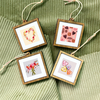 Set of 4 Tiny Valentine's Day Prints