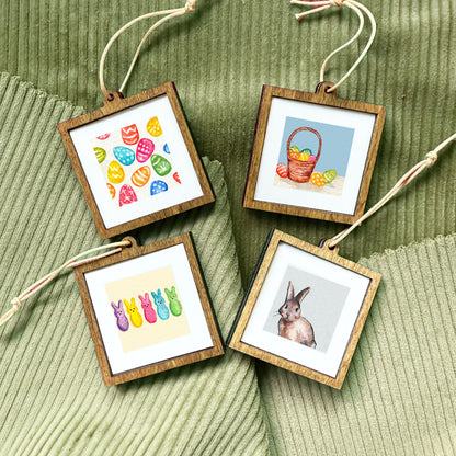 Set of 4 Tiny Easter Spring Prints