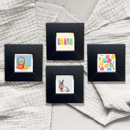 Set of 4 Tiny Easter Spring Prints
