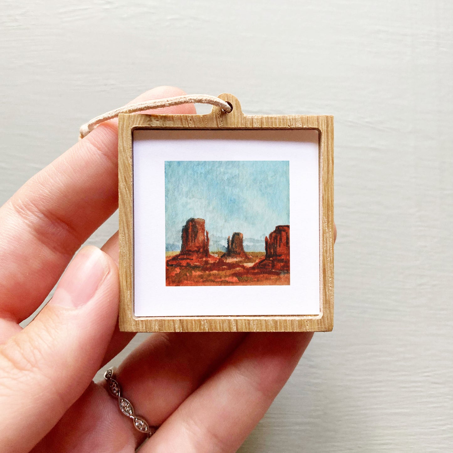 Mini 1" Monument Valley, Utah Arizona Watercolor Print