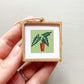 ORIGINAL Mini 1" Alocasia Houseplant Watercolor Painting