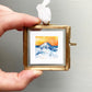 Mini 1" Mount Bachelor, Oregon Watercolor Print