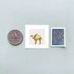 ORIGINAL Mini 1" Camel Watercolor Painting
