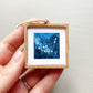 Mini 1" Capricorn Zodiac Constellation Watercolor Print