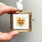 Mini 1" Autumn Flowers Watercolor Print