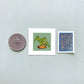ORIGINAL Mini 1" Fern Houseplant Watercolor Painting