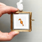 Mini 1" Seahorse Watercolor Print