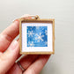 Mini 1" Winter Snowflakes Watercolor Print
