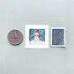 ORIGINAL Mini 1" Snowman Watercolor Painting