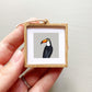 Mini 1" Toucan Watercolor Print