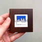 Mini San Diego, California 1.5" Watercolor and Ink Art PRINT