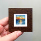 Mini 1" Ocean Sunrise Watercolor Print