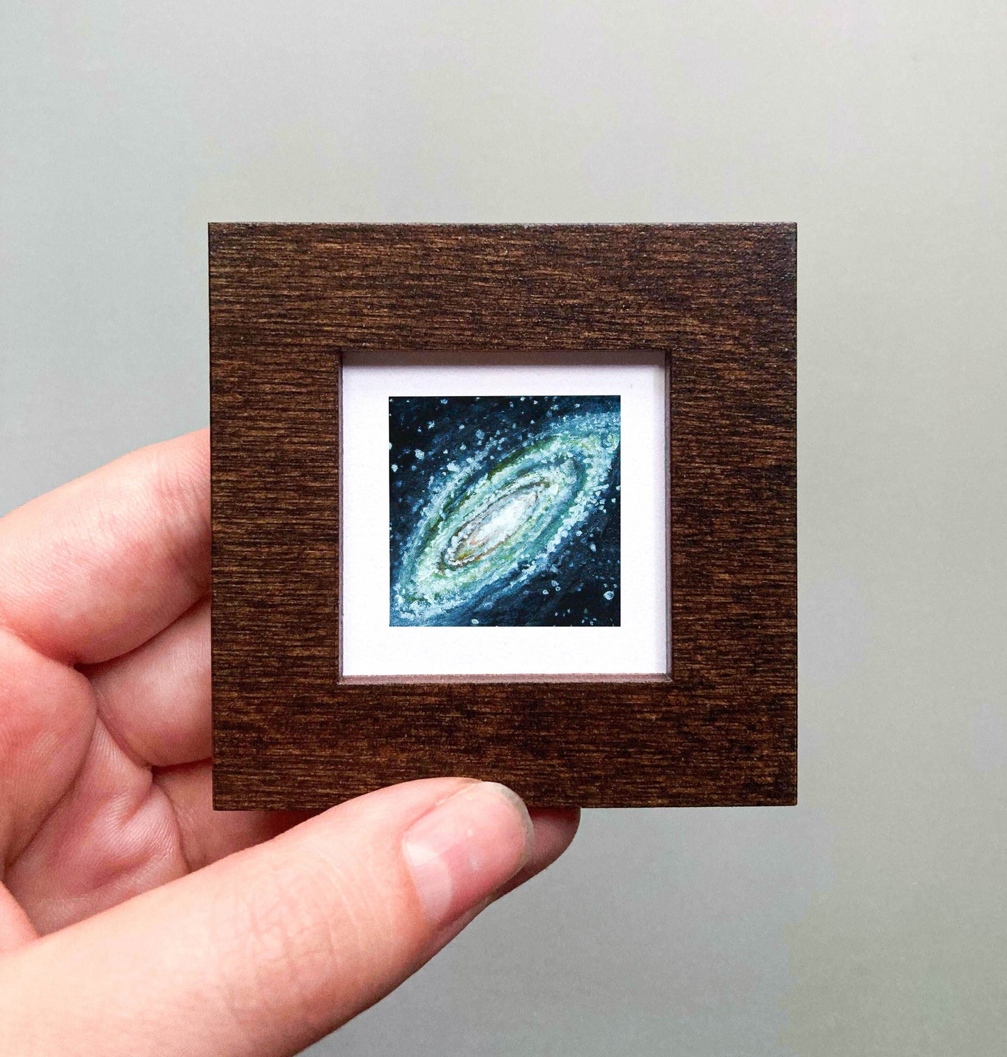 Mini 1" Galaxy Swirl Watercolor Print