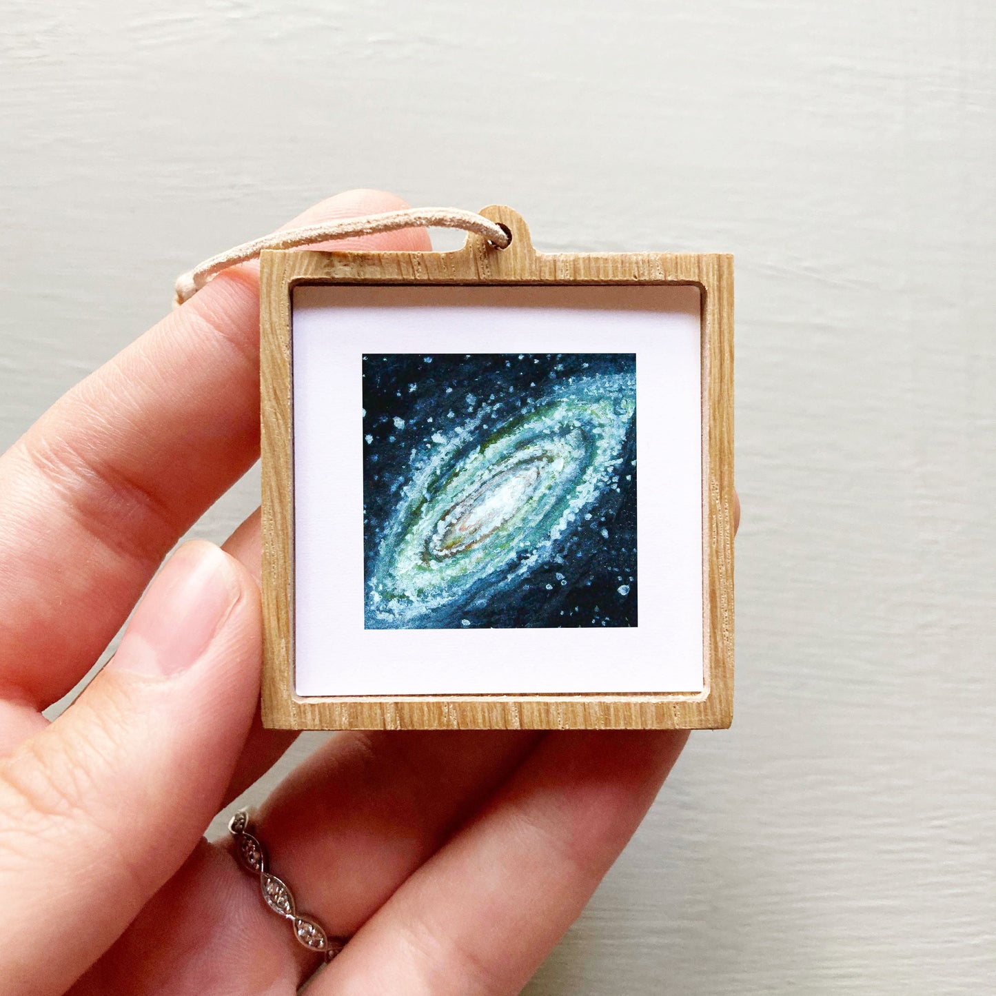 Mini 1" Galaxy Swirl Watercolor Print