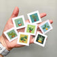 Mini 1" Aloe Vera Houseplant Watercolor Print