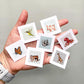 Mini 1" Crab Watercolor Print