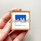 Mini San Diego, California 1.5" Watercolor and Ink Art PRINT