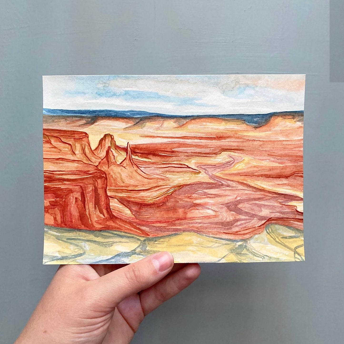 Canyonlands National Park Moab, Utah Original Watercolor Painting