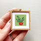 ORIGINAL Mini 1" ZeeZee Plant Watercolor Painting