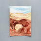 Cassidy Arch, Capitol Reef National Park, Utah Original Watercolor Painting