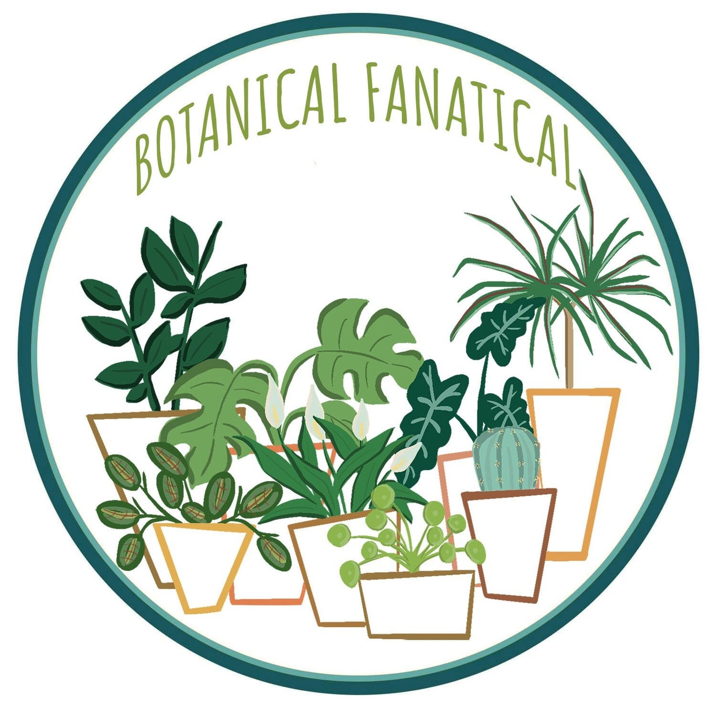 Botanical Fanatical 3" Waterproof Sticker