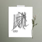 Redwood National Park, California Continuous Line Print