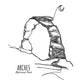 Arches National Park, Utah Continuous Line Print