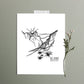 Big Bend National Park, Texas Continuous Line Print