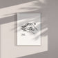Denali National Park, Alaska Continuous Line Print