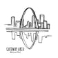 Gateway Arch National Park, Missouri Continuous Line Print
