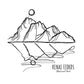 Kenai Fjords National Park, Alaska Continuous Line Print