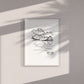 Lake Clark National Park, Alaska Continuous Line Print