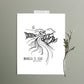 Wrangell-St. Elias National Park, Alaska Continuous Line Print