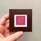 Mini 1" Pretzel Gouache Art Print