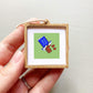 Mini 1" Chocolate Bar Gouache Art Print
