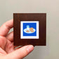 Mini 1" Chocolate Chip Cookies and Milk Gouache Art Print